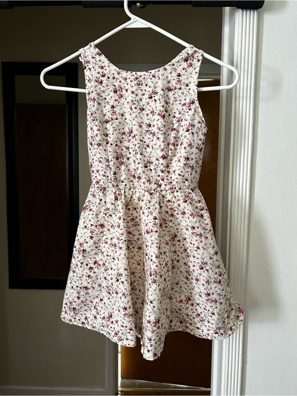 Weissman Floral Lyrical Dress with attached Leotard. Size IC 7/8